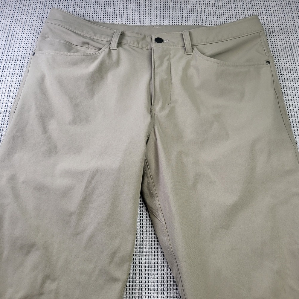 Lululemon Pants Mens 33 Khaki Commission Pant Classic Warpstreme Stretch Chino